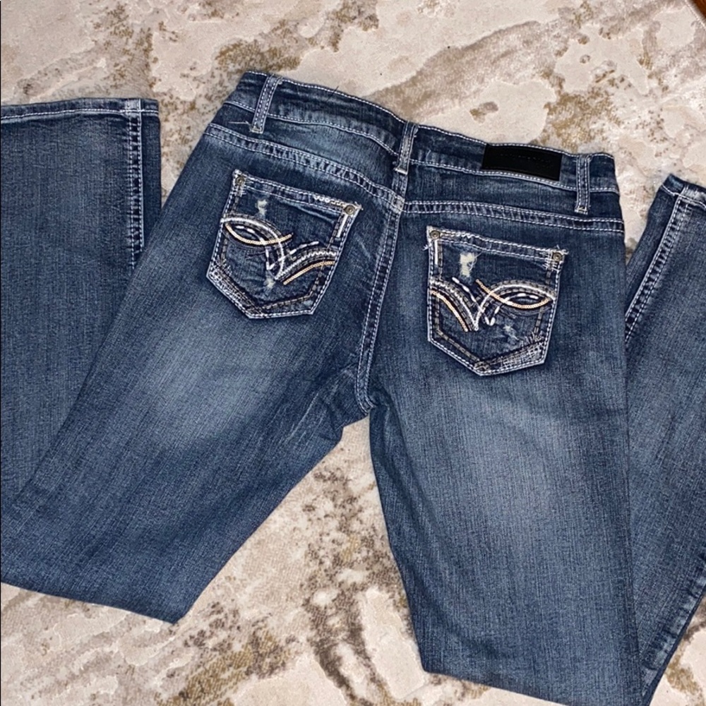 Embellished jeans
